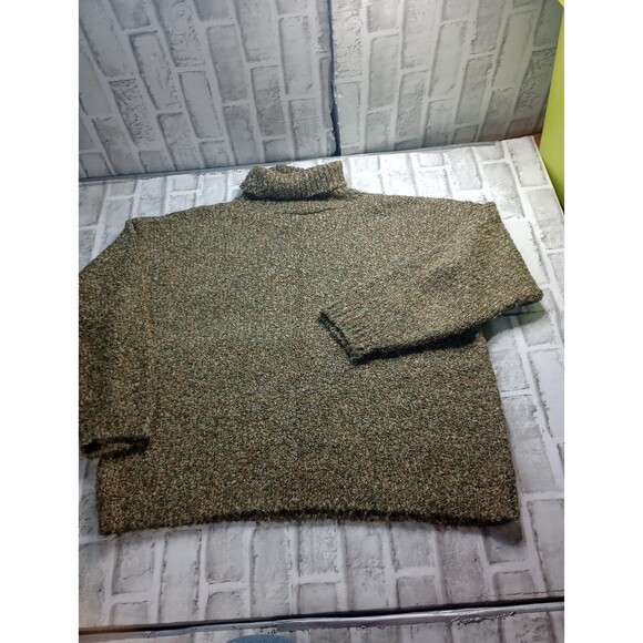 United Knitwear Vintage Green Knit Sweater Women's size M/L - Picture 10 of 10